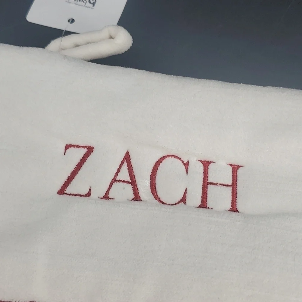 NEW ZACH Pottery Barn Christmas Holiday Gift Stocking